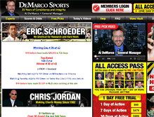 Tablet Screenshot of demarcosports.com